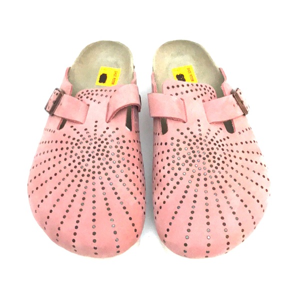 birkenstock boston pink